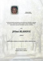 leden23_Parte Blahová Jiřina_Bílovec