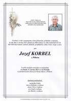 červen23_Parte Korbel Jozef_Příbor