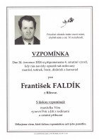 Vzpomínka Faldík František