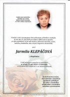 září24_Parte Klepáčová Jarmila_Příbor