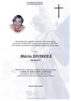 květen25_Parte Divinová Mária_Studénka