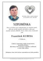 Vzpomínka Kubesa František