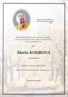 červen25_Parte Koubová Marta_Bílovec