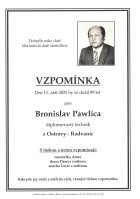 Vzpomínka Pawlica Bronislav