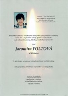 říjen25_Parte Foltová Jaromíra_Příbor