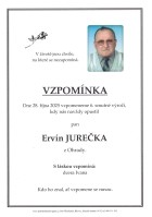 Vzpomínka Jurečka Ervín