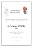 červenec26_Parte Rejdová Květoslava_Bílovec